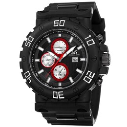 JS89 Повседневные часы в круглом корпусе Joshua & Sons, черный m848572053921 | black