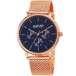 AS8255 Повседневные часы в круглом корпусе August Steiner, синий m842106128116 | blue