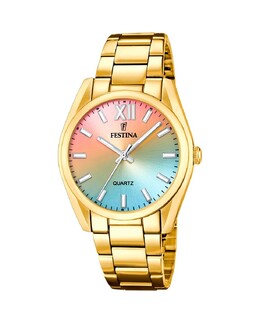F20640/7 Женские часы Boyfriend из золотой стали Festina, золотой 8430622804281 | oro