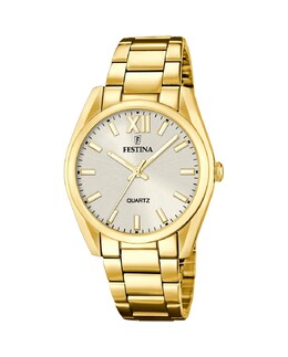 F20640/1 Женские часы Boyfriend из золотой стали Festina, золотой 8430622792557 | oro