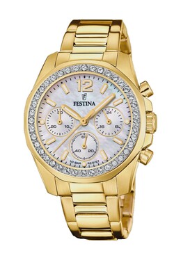 Женский хронограф Festina, золото 8430622788994 | gold