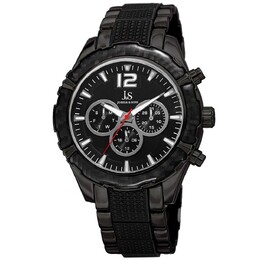 JS98 Повседневные часы в круглом корпусе Joshua & Sons, черный m848572065184 | black