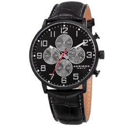 AK854 Повседневные часы в круглом корпусе Akribos XXIV, черный m848572071482 | black