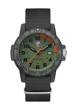 Мужские дайверские часы Leatherback Sea Turtle Giant 0320 Series Luminox, черный 7630040937580 | schwarz