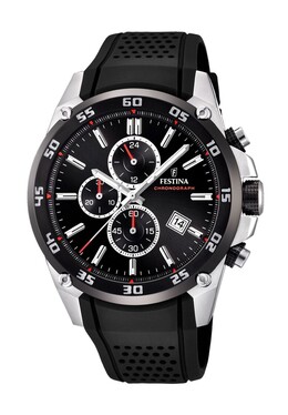 Мужской хронограф F20330/5 Festina, черный 8430622697821 | schwarz