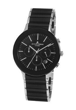 Мужские многофункциональные часы Classic Dublin 1-1854A Jacques Lemans, цвет Schwarz Silber 4040662129936 | schwarz silber