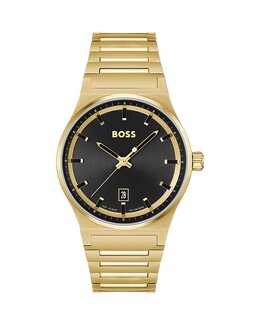 Часы Hugo Boss Candor, 41 мм, черный 4860643 | black/gold