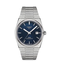 Часы Tissot PRX Powermatic 80, 40 мм, синий 4410624 | blue/silver