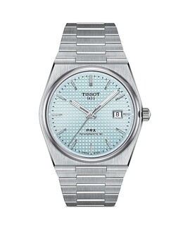 Часы Tissot PRX Powermatic 80, 40 мм, синий 4707064 | blue/silver