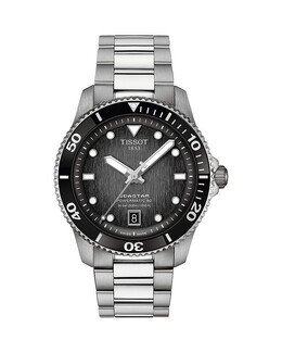 Часы Tissot Seastar 1000 Powermatic 80, 40 мм, черный 5089001 | black/silver