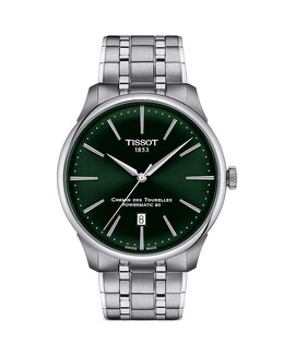 Часы Tissot Chemin des Tourelles Powermatic 80, 42 мм, зеленый 4710973 | green/silver