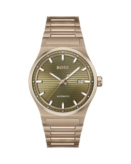 Автоматические часы Hugo Boss Candor, 41 мм, зеленый 5301616 | green/beige