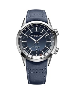 Часы Raymond Weil Freelancer GMT, 40,5 мм, синий 4803408 | blue