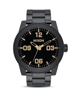 Часы капрала черные, 48 мм Nixon, цвет Black 3053895 | black