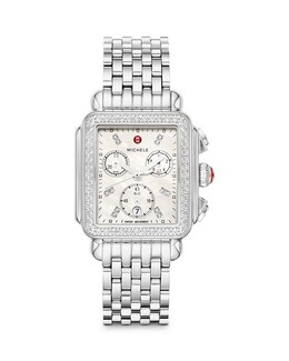 Деко-хронограф, 33 мм Michele, цвет Silver 3667808 | silver