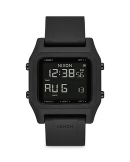 Штапельные цифровые часы Nixon, 38 мм 3970403 | black