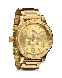 Часы-хронограф Nixon 51-30, 51 мм, золотой 969261 | all gold