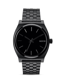 Черные часы Nixon Time Teller, 37 мм, черный 1583690 | black