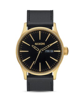 Часы Nixon Sentry с кожаным ремешком, 42 мм, черный 1675599 | black