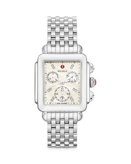 Деко-хронограф, 33 мм Michele, цвет Silver 3667722 | silver