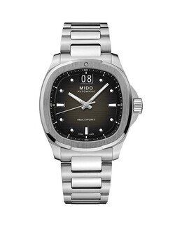 Часы Mido Multifort TV с большой датой, 41 мм, черный 5123200 | black/silver