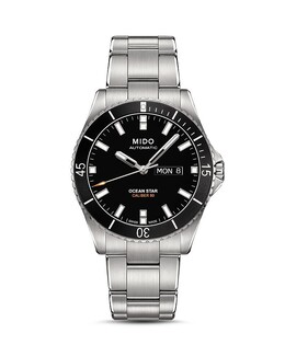 Часы Mido Мультифорт, 42 мм, серебряный 3449563 | black/silver