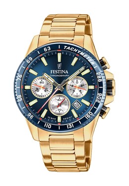 Мужской хронограф Festina, цвет Gold Blau 8430622792939 | gold blau
