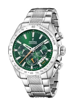 Мужской хронограф F20668 Festina, серебро 8430622814754 | silber