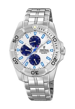 Мужские многофункциональные часы Festina, серебро 8430622736872 | silber