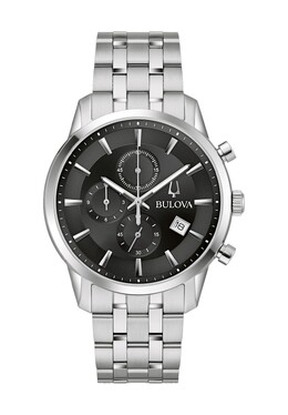 Мужские наручные часы 96B412 Bulova, черный 7613077594322 | schwarz