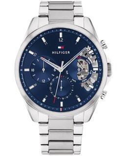 Мужские часы-браслет из нержавеющей стали с хронографом, 44 мм Tommy Hilfiger 11604376 | stainless steel