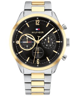 Мужские двухцветные часы-браслет из нержавеющей стали, 44 мм Tommy Hilfiger 13650703 | two-tone