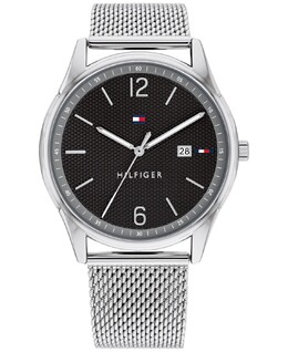 Мужские часы с сетчатым браслетом из нержавеющей стали 42 мм Tommy Hilfiger 11945912 | stainless steel