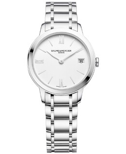 Женские швейцарские часы Classima с браслетом из нержавеющей стали 31 мм M0A10335 Baume & Mercier, серебро 4370890 | silver
