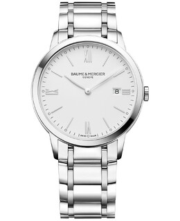 Мужские швейцарские часы Classima с браслетом из нержавеющей стали 40 мм M0A10354 Baume & Mercier 4370892 | silver