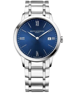 Мужские швейцарские часы Classima с браслетом из нержавеющей стали 40 мм M0A10382 Baume & Mercier 4599445 | silver
