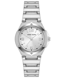 Женские кварцевые часы-браслет из серебристого сплава, 29 мм Anne Klein, серебро 16932263 | silver-tone