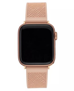 Женский силиконовый ремешок с румяной текстурой, совместимый с Apple Watch 42/44/45/Ultra/Ultra 2 Anne Klein, розовый 14276902 | blush