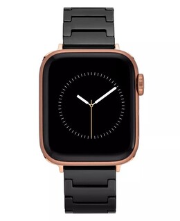 Женский черный керамический браслет, совместимый с Apple Watch диаметром 38/40/41 мм Anne Klein, черный 13422851 | black