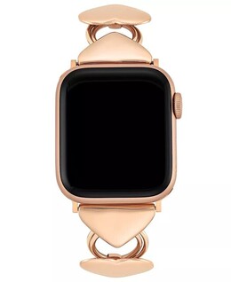 Женский браслет в форме сердца из сплава, совместимый с Apple Watch 42/44/45/Ultra/Ultra 2 Anne Klein, розовый 16638512 | rose gold-tone