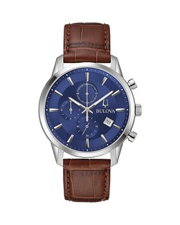 Bulova Classic Sutton часы, 41 мм, мультиколор 4874628 | blue/brown