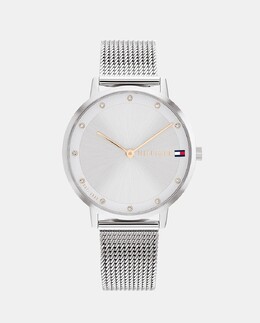 Pippa 1782665 женские часы со стальной сеткой Tommy Hilfiger, серебро 7613272540490 | plata