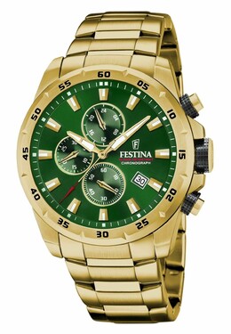 Хронограф Festina, зеленый fe052m03q-m11 | green