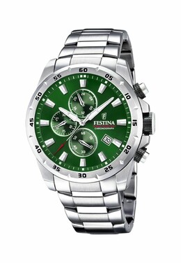 Хронограф Chrono Festina, зеленый fe052m03a-m11 | green