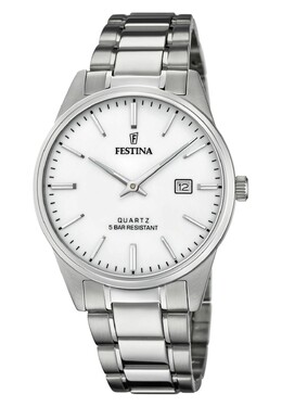 Часы Acero Clasico Festina, цвет silver-coloured fe052m031-a12 | silver-coloured