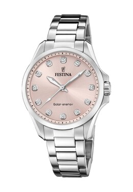 Женские солнечные часы Festina, цвет Rosa Silber 8430622802591 | rosa silber