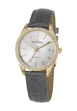 Женские часы 1-2085С Jacques Lemans, цвет Gold Grau 4040662144496 | gold grau