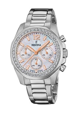 Женский хронограф Festina, серебро 8430622788994 | silber