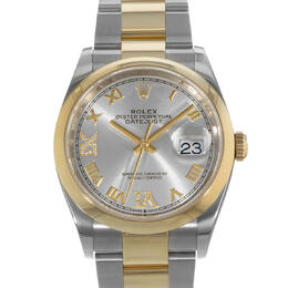 Pre-owned Rolex Datejust 36 Automatic Chronometer Silver Dial Mens Watch 126203 sro