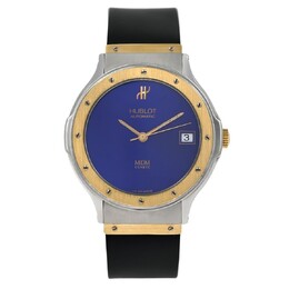Pre-owned Hublot Mdm Classic Automatic Blue Dial Ladies Watch 1581.2